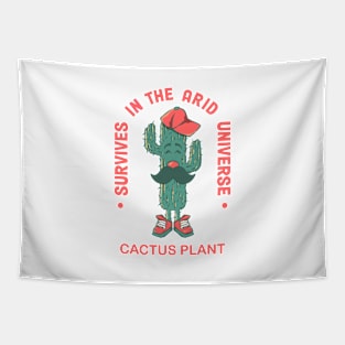 Design cactus character Tapestry