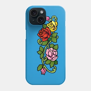 Victorian rose illustration Phone Case