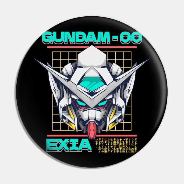 Gundam Exia Pin by Marciano Graphic