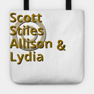 Scott, Stiles, Allison & Lydia Tote