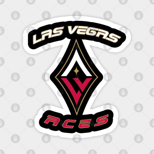 LAS VEGAS ACES Magnet by JungleLordArt