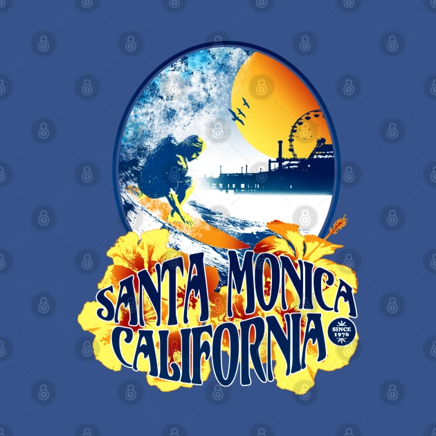 Santa Monica California by Smiley Mike & Layla