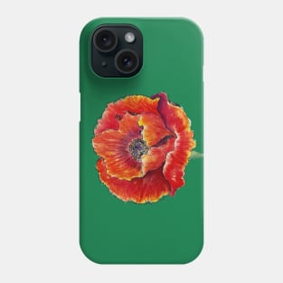 Big Poppy Flower Phone Case