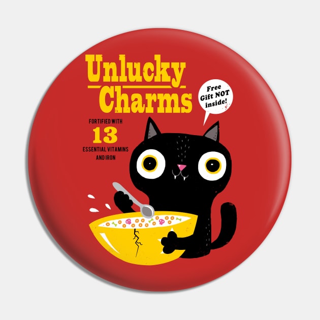 Unlucky Charms Pin by DinoMike