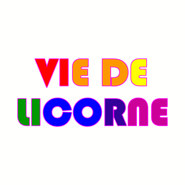 Vie de licorne - logo seulement by annearchet