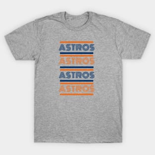 Houston T-Shirt Unisex Astros Orange Rainbow T-Shirt