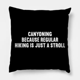 Canyoning Because Regular Hiking is Just a Stroll Pillow