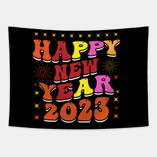 Happy New Year 2023 T-Shirt Tapestry