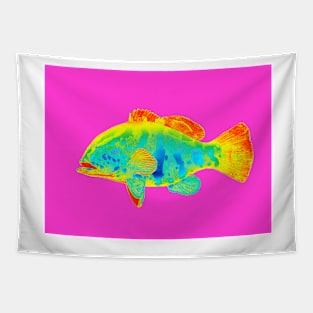 abstract fish Tapestry