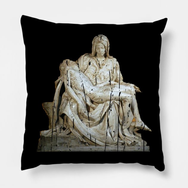 THE PIETA TUSCANY Pillow by Cult Classics