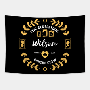 Wilson Cousin Crew Family Reunion Summer Vacation Tapestry