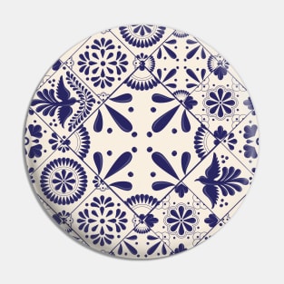 Mexican Talavera Tiles Pattern by Akbaly Pin