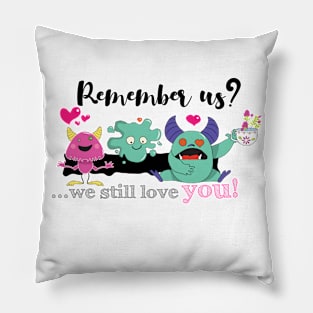 Loving monsters Pillow