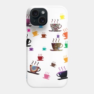 Coffee Cosmic Love Coffeecup Phone Case