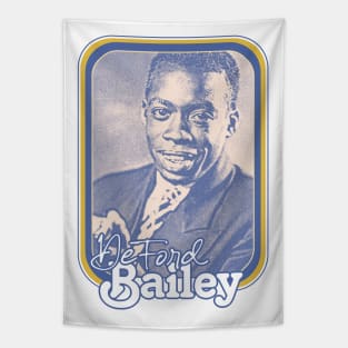 DeFord Bailey / Retro Style Country Artist Fan Design Tapestry