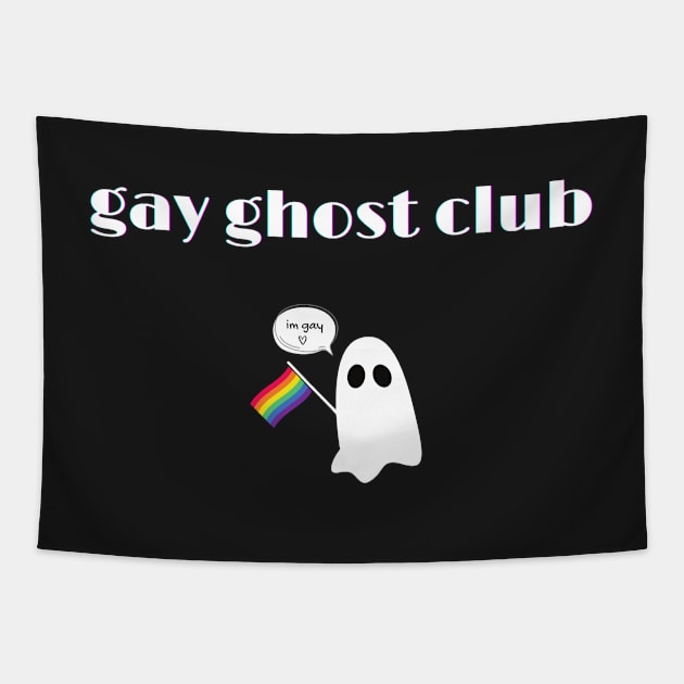 gay ghost club Tapestry by goblinbabe