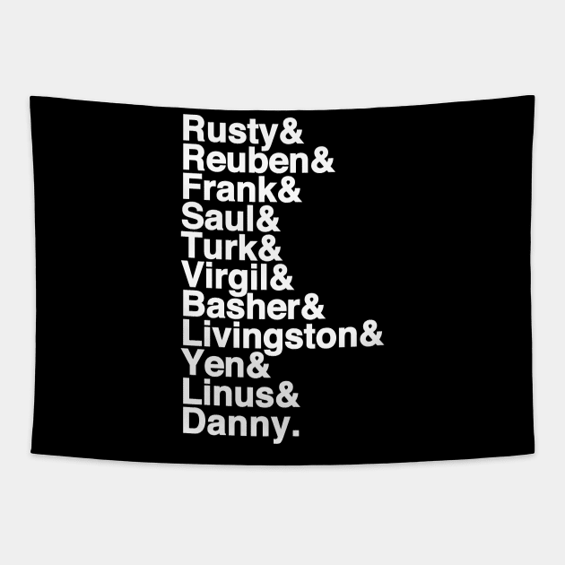 Ocean's 11 Jetset Tapestry by huckblade