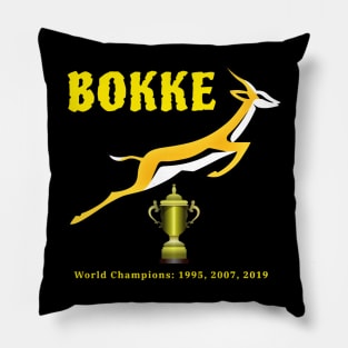 Bokke World Champs 12 Year Cycle Pillow