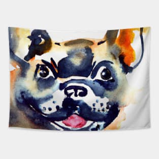 French Bulldog Watercolor - Gift For Dog Lovers Tapestry