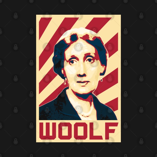 Virginia Woolf Retro by Nerd_art