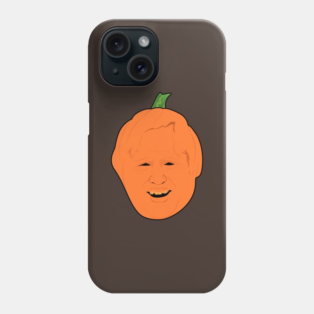 Boris Johnson Pumpkin Phone Case by Jakmalone