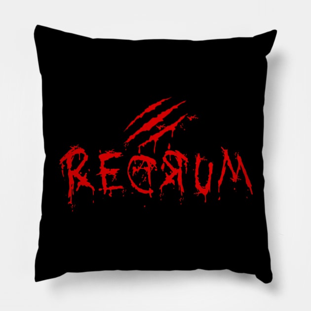 Redrum Pillow by Mr.Jack