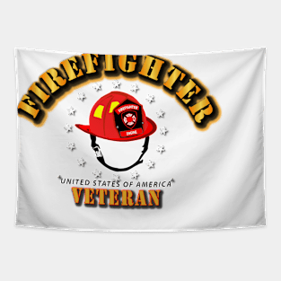 Firefighter Veteran - Helmet Tapestry