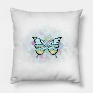 Butterfly Colorful background Pillow