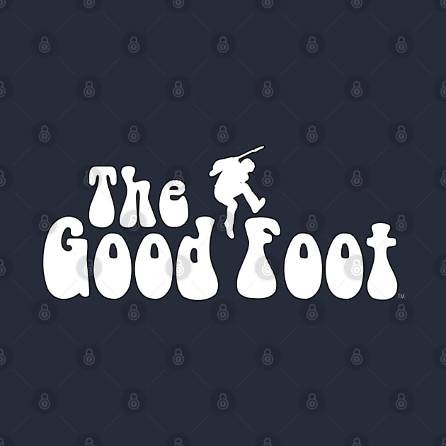 THE GOOD FOOT - (White logo / Black outline) by The Good Foot