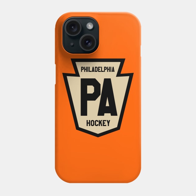 PA Hockey 1 Phone Case by Center City Threads