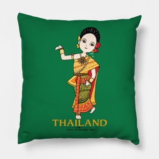 Thai Dancing Art Pillow