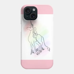 Elegant Rainbow Unicorn Phone Case