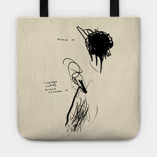 Scribble tee Tote