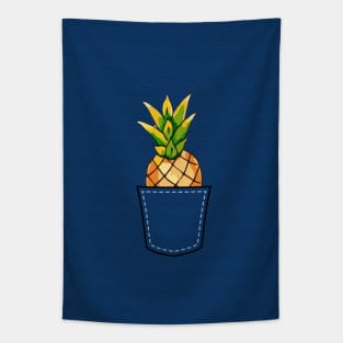 Pineapple in Pocket | Ananas in Pocket Tapestry