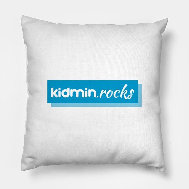 Kidmin Rocks Logo Pillow by KidminRocks