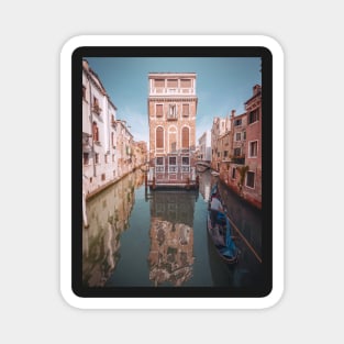 Gondola in the canal in Venice, Italy Magnet