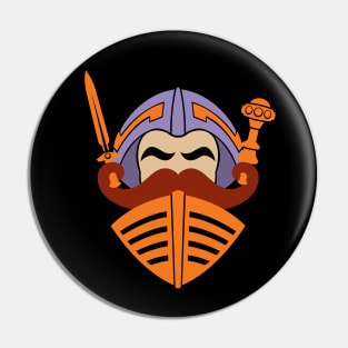 Moustache at Arms Pin