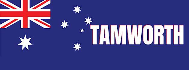 Tamworth City in Australian Flag Kids T-Shirt by aybe7elf