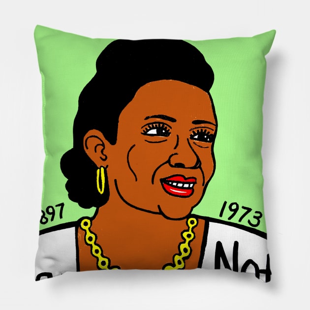 Memphis Minnie Pillow by krusefolkart