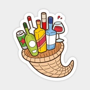 cornucopia booze Magnet