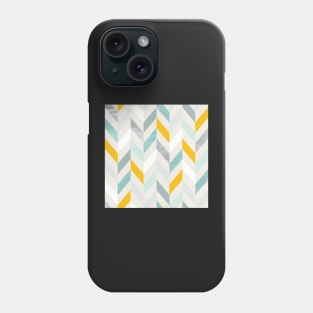 Modern Chevron in Blue Phone Case