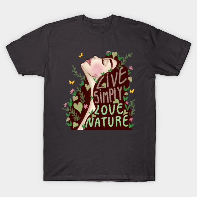 Live Simple Love Nature - T-Shirt