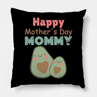 Happy  Mothers Day 2024  MOMMY mom cat From Daughter funny mom gift Pillow