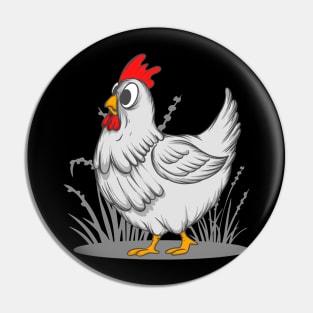 I Love Chicken | Chicken Lover | Farmer Gift Pin