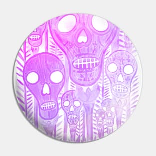 Pink Skulls Pin