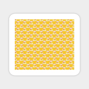 Turtle and Tiny Elephant Pattern Magnet