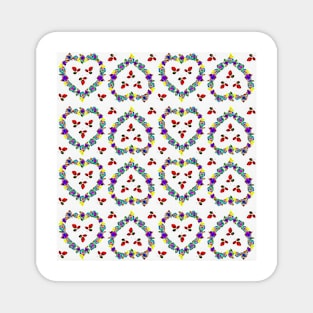 Love Heart Pattern Magnet