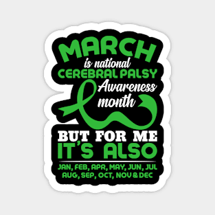 March Is National Cerebral Palsy Awareness Month Magnet