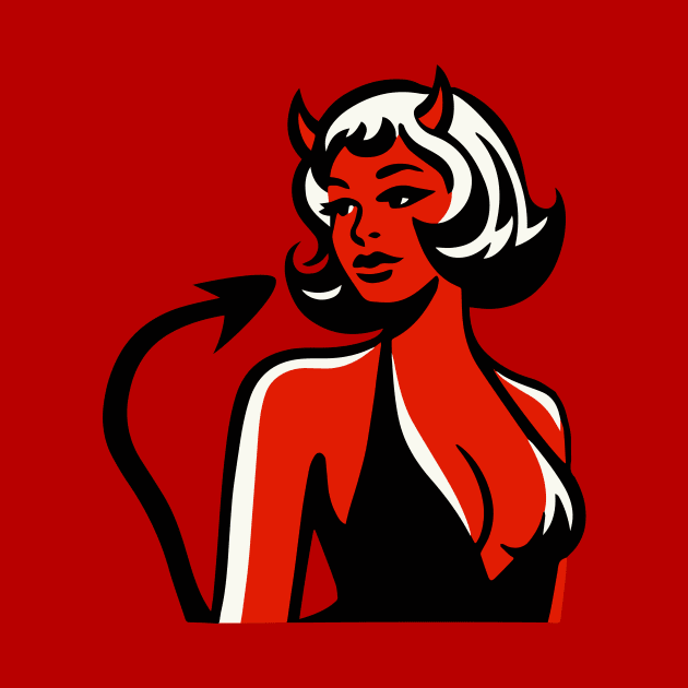 Retro Devil Girl by n23tees