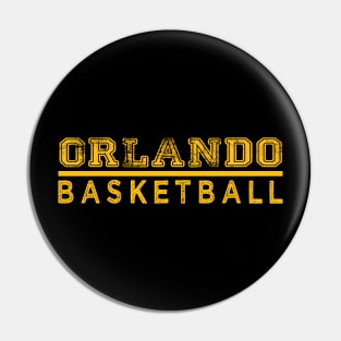 Awesome Basketball Orlando Proud Name Vintage Beautiful Team Pin